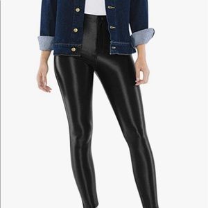 EUC American Apparel Black Disco Pants skintight stretch pants XS